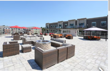 Rooftop Grilling and Dining Area